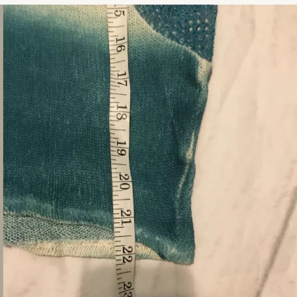 SemiSheer Sweater‎ OS By Story Of Lola Crm/Grn (z) - Picture 4 of 5